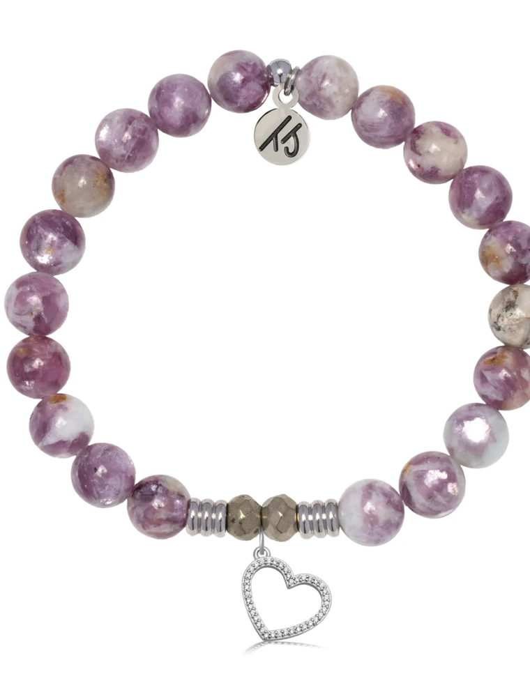 TJAZELLE Beautiful Soul Bracelet in Lepidolite & Silver
