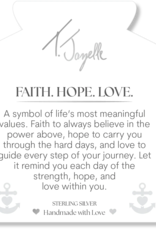TJAZELLE Faith. Hope. Love. Bracelet in Lepidolite Quartz & Silver