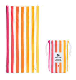 DOCK & BAY Quick Dry XL Towel in Peach Sunrise