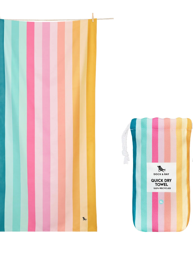 DOCK & BAY Quick Dry XL Towel in Coastal Candy