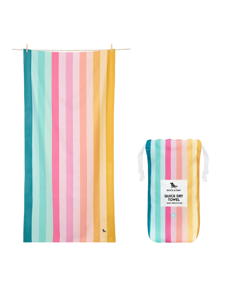 DOCK & BAY Quick Dry XL Towel in Coastal Candy
