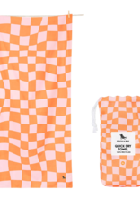 DOCK & BAY Quick Dry XL Towel in Checkmate Orange