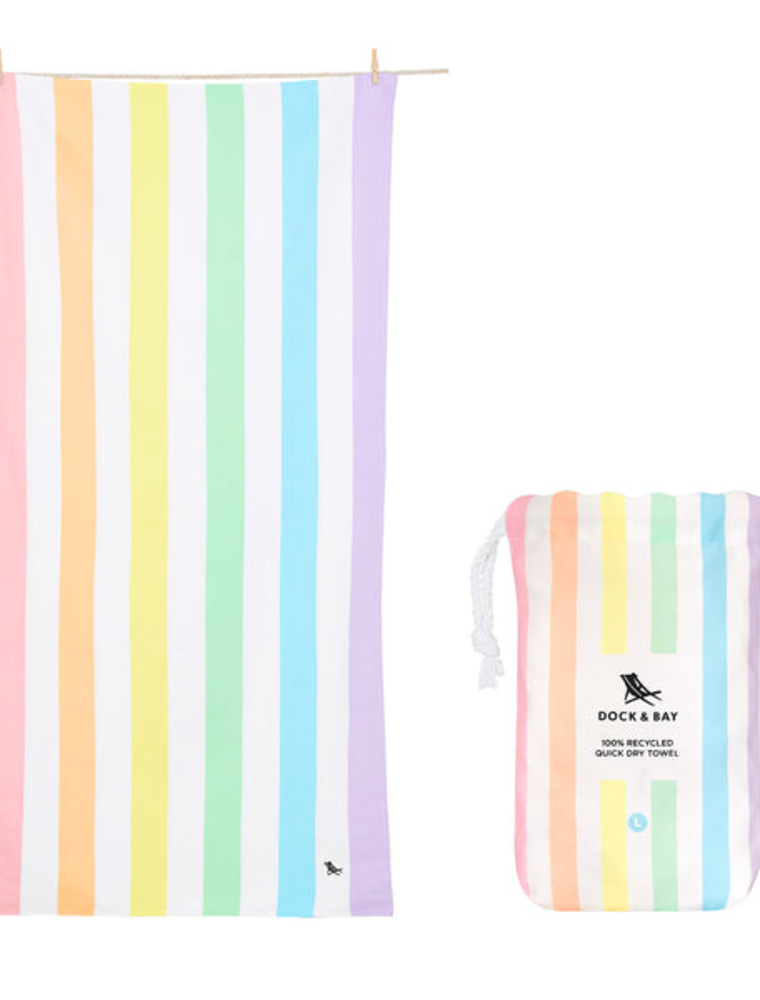 DOCK & BAY Quick Dry Medium Towel in Unicorn Waves