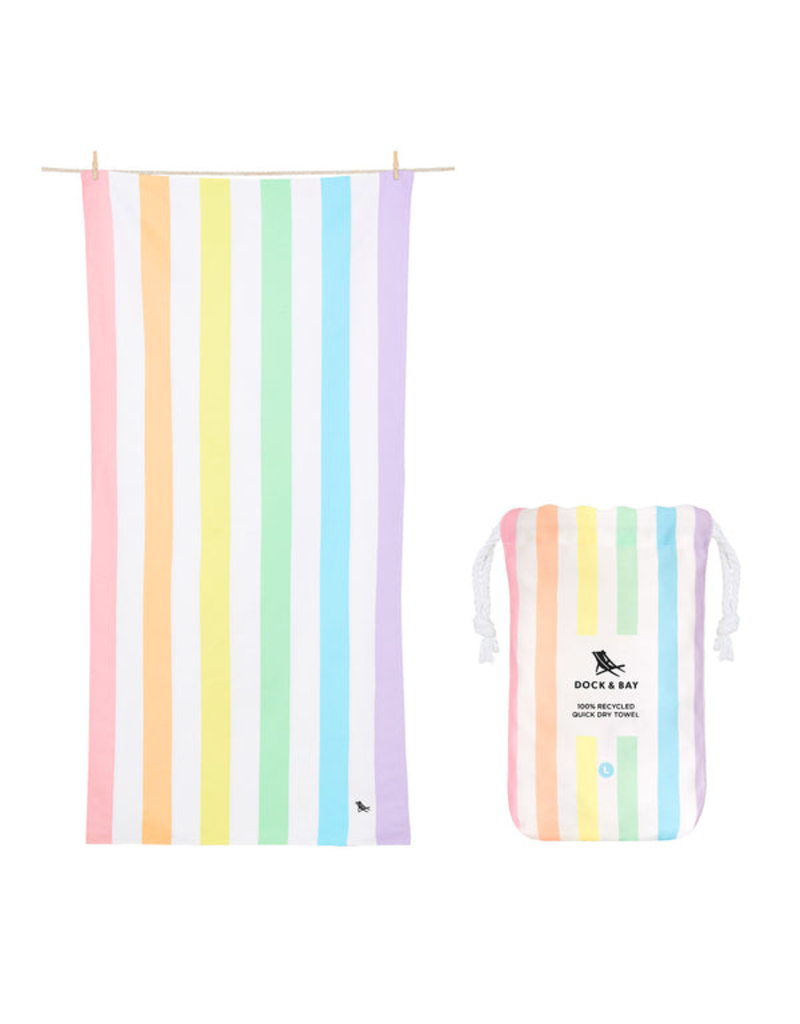 DOCK & BAY Quick Dry Medium Towel in Unicorn Waves
