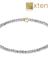 ENEWTON DESIGN Extends Faceted Silver Hematite 2mm Bead Bracelet