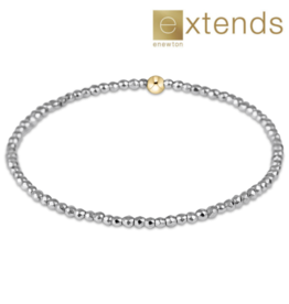 ENEWTON DESIGN Extends Faceted Silver Hematite 2mm Bead Bracelet