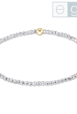 ENEWTON DESIGN eGirl Bright Silver Faceted Hematite 2mm Bead Bracelet