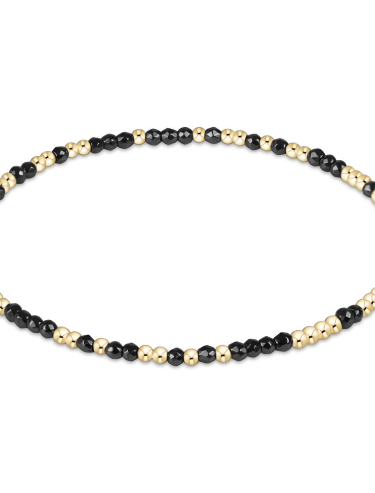ENEWTON DESIGN Hope Unwritten Faceted Hematite 2mm Bead Bracelet