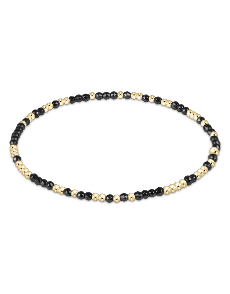 ENEWTON DESIGN Hope Unwritten Faceted Hematite 2mm Bead Bracelet