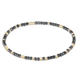 ENEWTON DESIGN Hope Unwritten 2mm Bead Bracelet – Silver Faceted Hematite