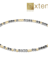 ENEWTON DESIGN Extends Hope Unwritten 2mm Bead Bracelet – Bright Silver Faceted Hematite
