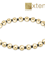 ENEWTON DESIGN Extends Grateful Pattern 5mm Bead Bracelet – Faceted Hematite/Gold