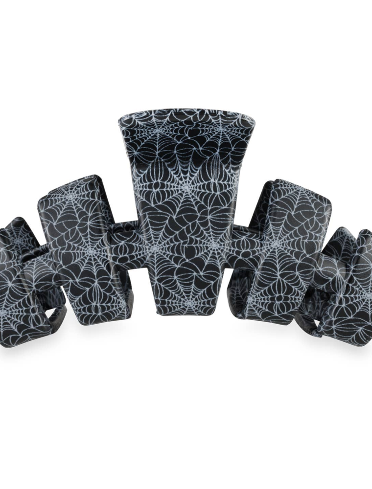 TELETIES Large Classic Claw Hair Clip in Webbed
