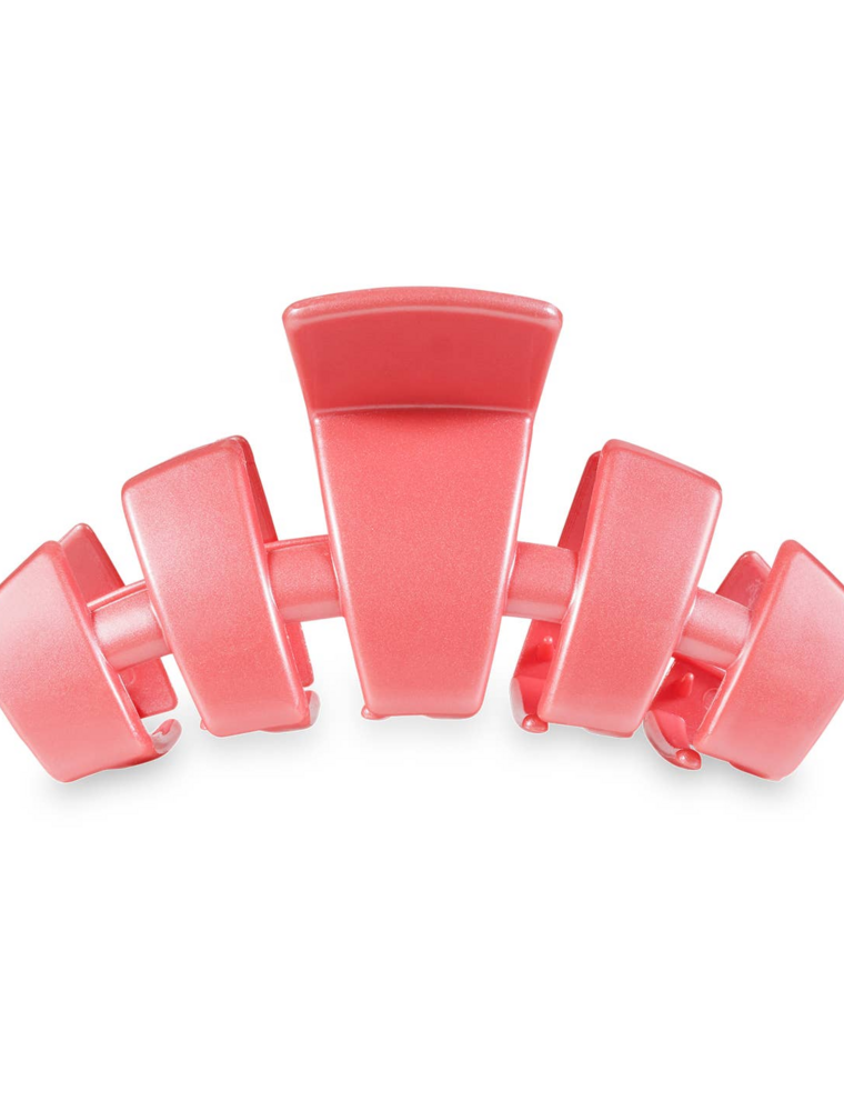 TELETIES Classic Calming Coral Tiny Hair Clip