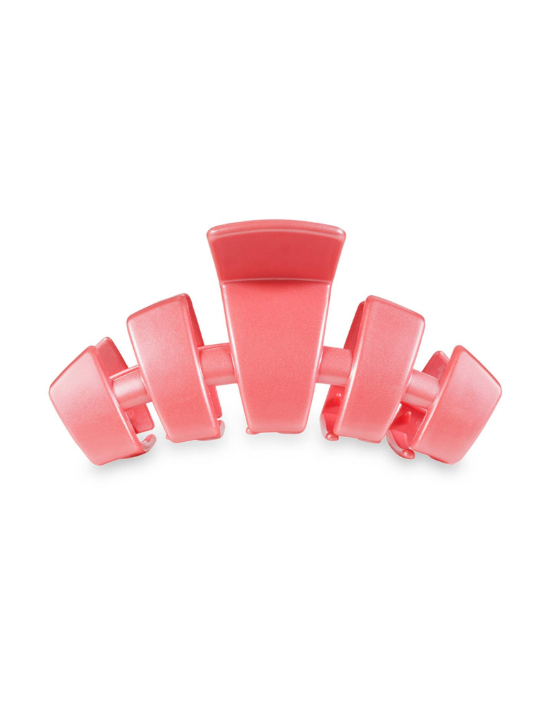 TELETIES Classic Calming Coral Tiny Hair Clip