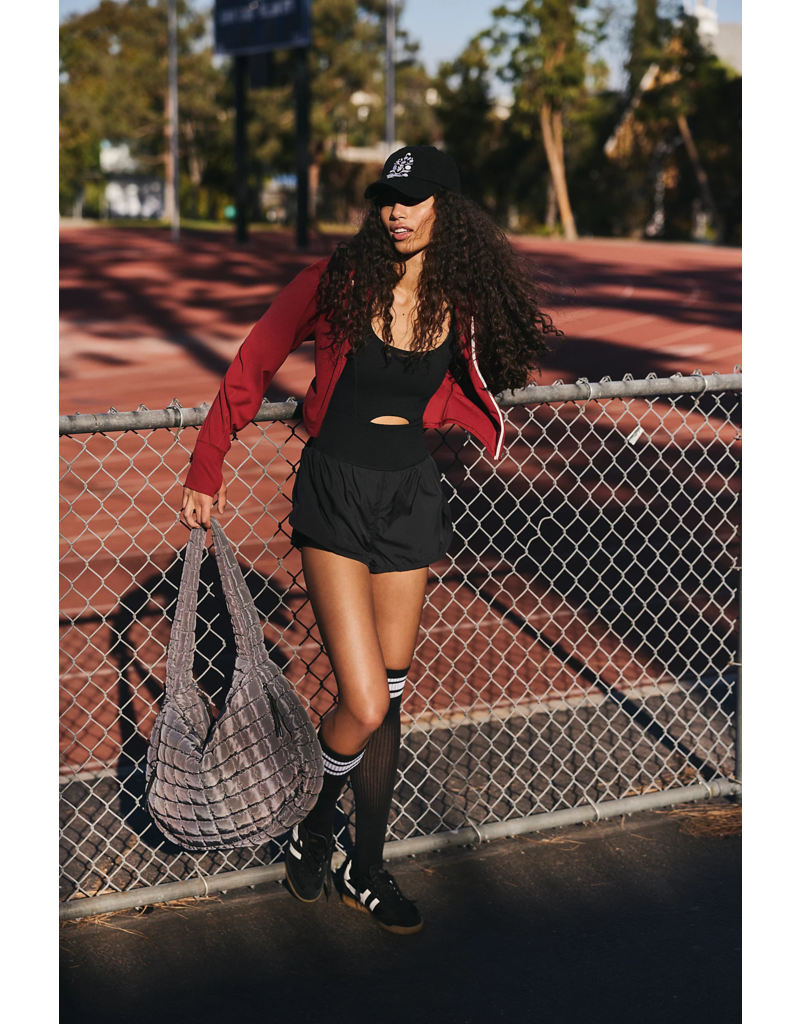 FREE PEOPLE MOVEMENT Righteous Runsie in Black