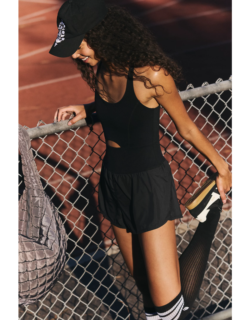 FREE PEOPLE MOVEMENT Righteous Runsie in Black