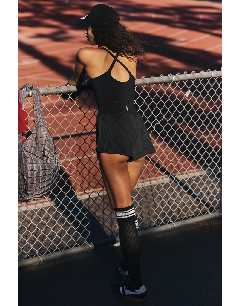 FREE PEOPLE MOVEMENT Righteous Runsie in Black