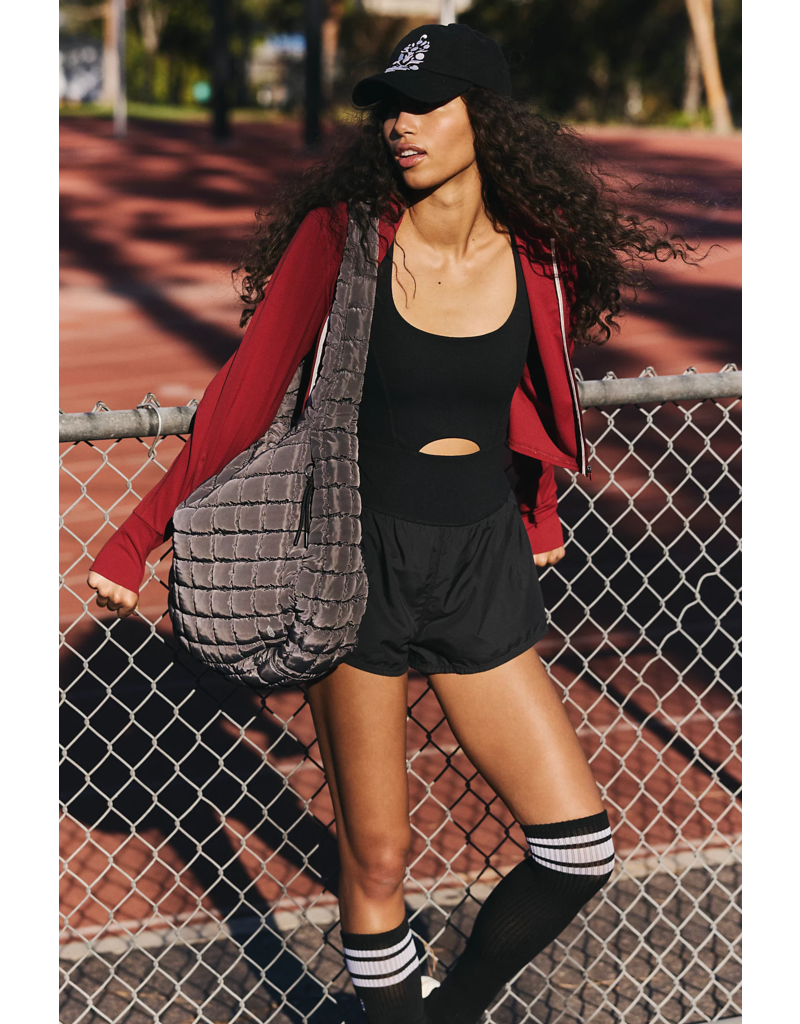 FREE PEOPLE MOVEMENT Righteous Runsie in Black