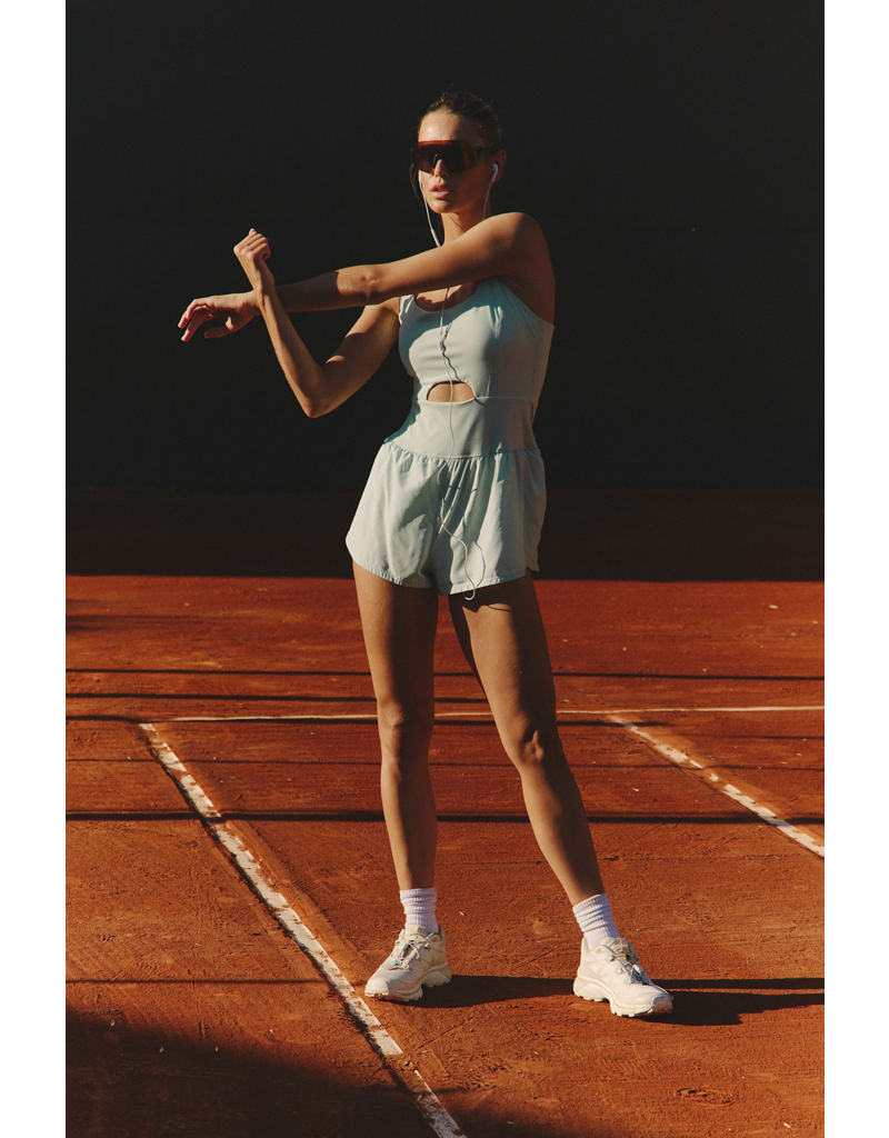 FREE PEOPLE MOVEMENT Righteous Runsie in Cactus