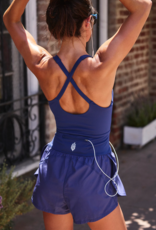 FREE PEOPLE MOVEMENT Righteous Runsie in Black Grape