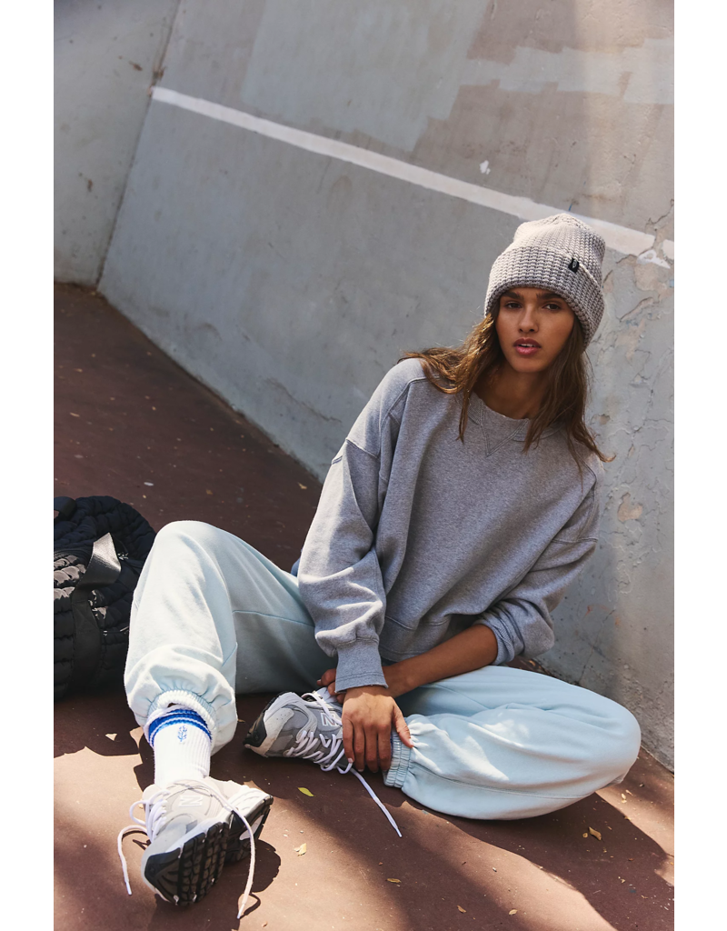 FREE PEOPLE MOVEMENT Intercept Pullover in Heather Grey