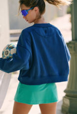 FREE PEOPLE MOVEMENT Intercept Pullover in Black Grape