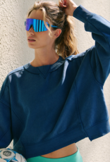 FREE PEOPLE MOVEMENT Intercept Pullover in Black Grape