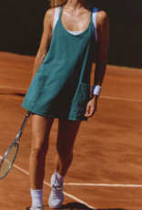 FREE PEOPLE MOVEMENT Hot Shot Mini Dress in Evergreen