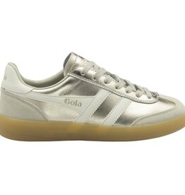 GOLA Women's Viper Metallic Sneakers in Gold/Off White/Gum