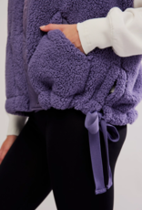 FREE PEOPLE MOVEMENT Scout It Out Fleece Vest in Graphite