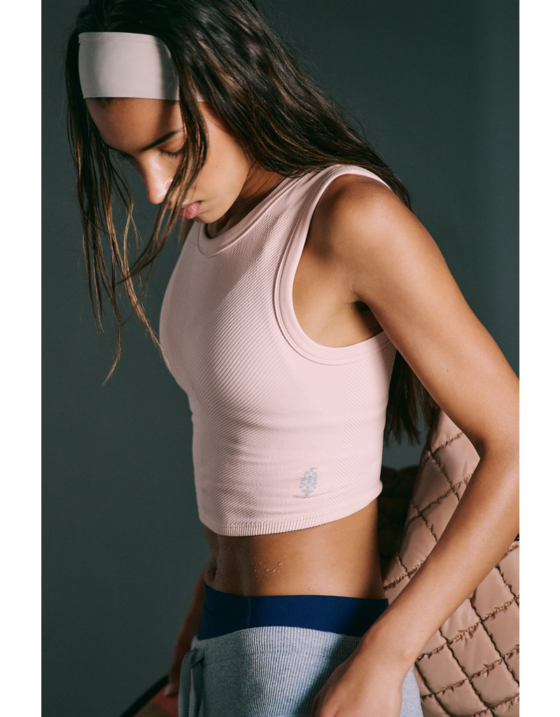 FREE PEOPLE MOVEMENT Free Throw Muscle Tank in Ballet Slipper