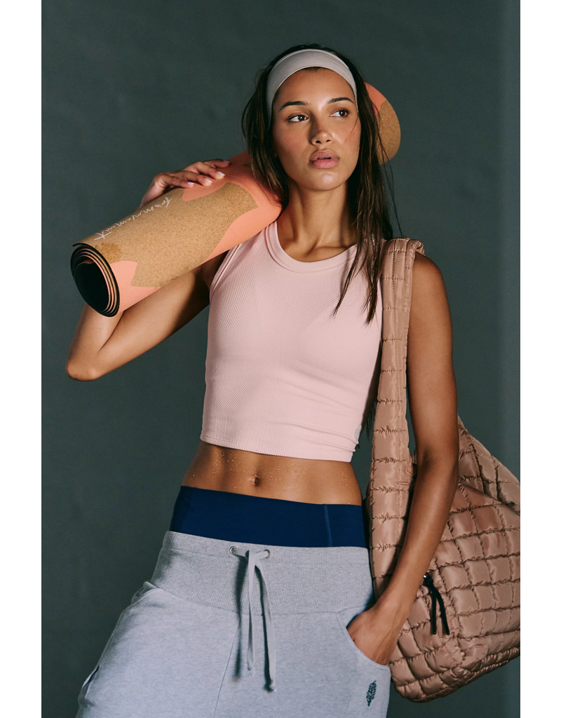 FREE PEOPLE MOVEMENT Free Throw Muscle Tank in Ballet Slipper