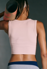 FREE PEOPLE MOVEMENT Free Throw Muscle Tank in Ballet Slipper