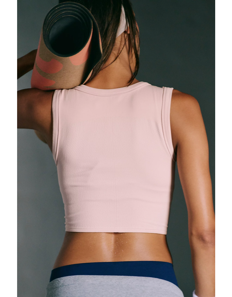 FREE PEOPLE MOVEMENT Free Throw Muscle Tank in Ballet Slipper