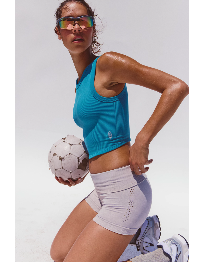 FREE PEOPLE MOVEMENT Free Throw Muscle Tank in Celestial Blue