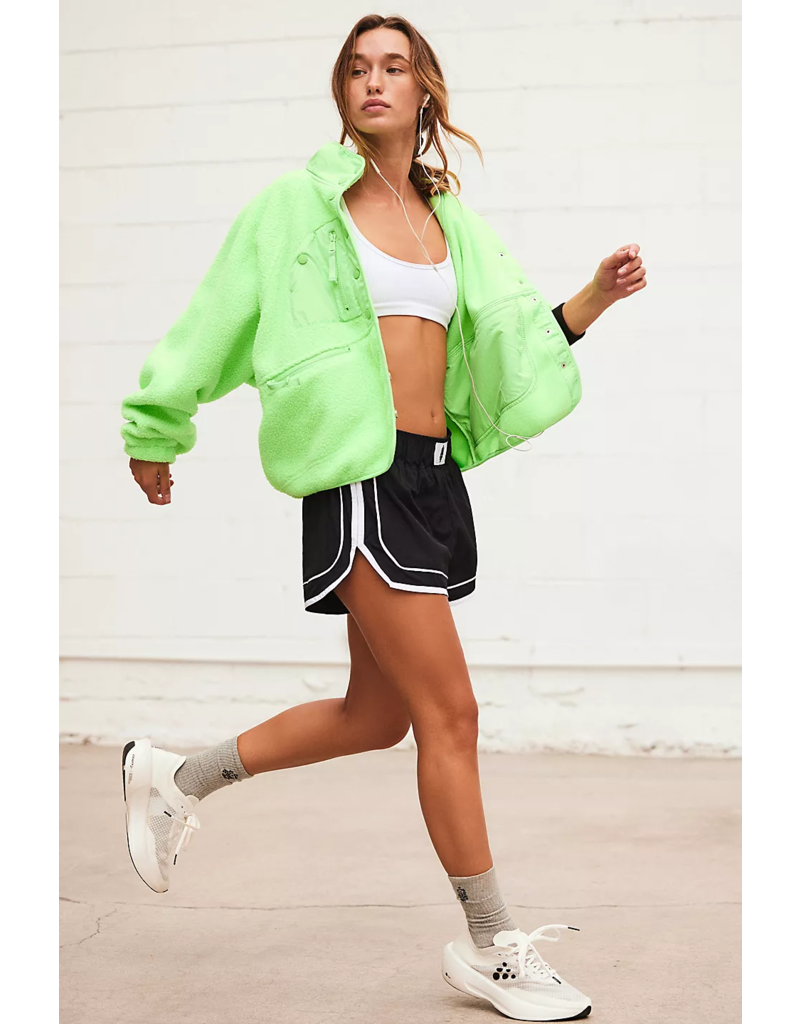 FREE PEOPLE MOVEMENT Varsity Blues Shorts in Black Combo