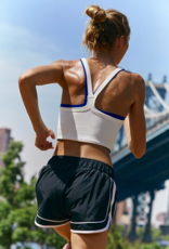 FREE PEOPLE MOVEMENT Varsity Blues Shorts in Black Combo