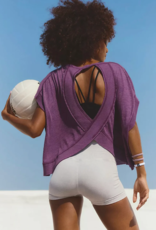 FREE PEOPLE MOVEMENT My Time Tee in Black Cherry