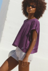 FREE PEOPLE MOVEMENT My Time Tee in Black Cherry