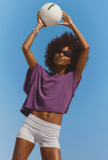 FREE PEOPLE MOVEMENT My Time Tee in Black Cherry