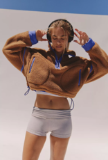 FREE PEOPLE MOVEMENT Mountain High 1/2 Zip Fleece in Twig Combo