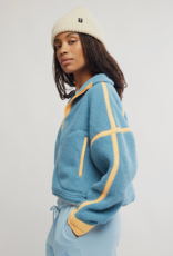 FREE PEOPLE MOVEMENT Mountain High 1/2 Zip Fleece in Celestial Blue