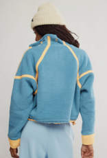 FREE PEOPLE MOVEMENT Mountain High 1/2 Zip Fleece in Celestial Blue