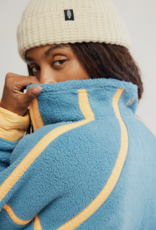 FREE PEOPLE MOVEMENT Mountain High 1/2 Zip Fleece in Celestial Blue