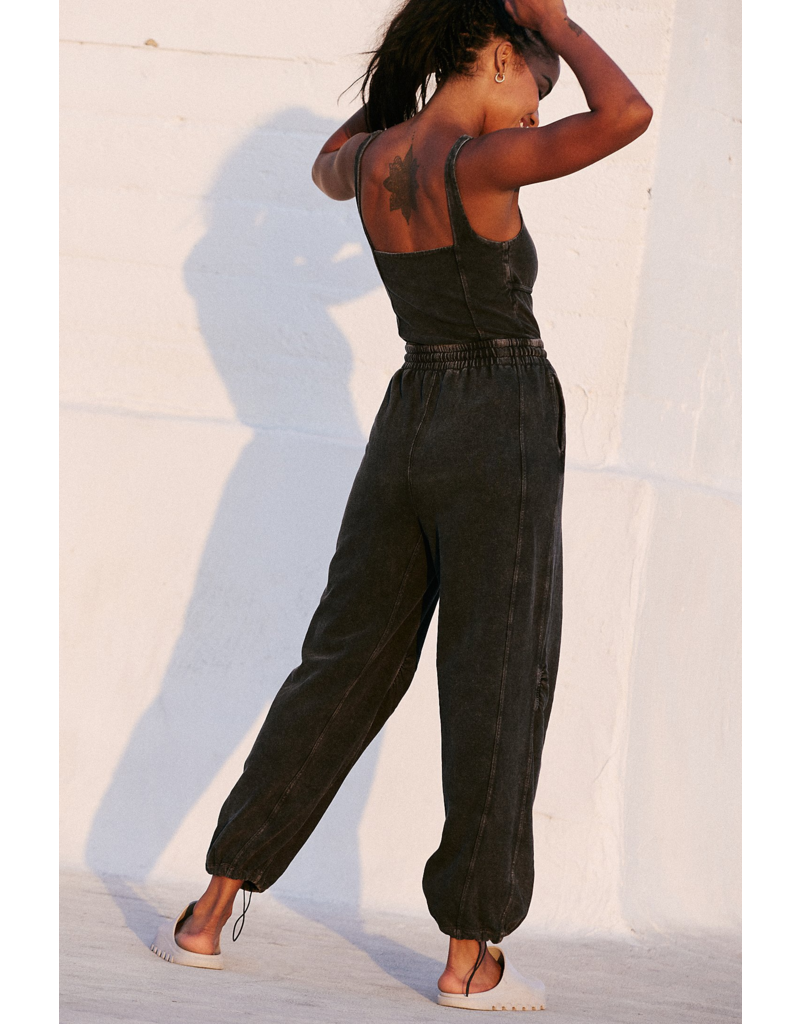 FREE PEOPLE MOVEMENT Inbound Onesie in Black