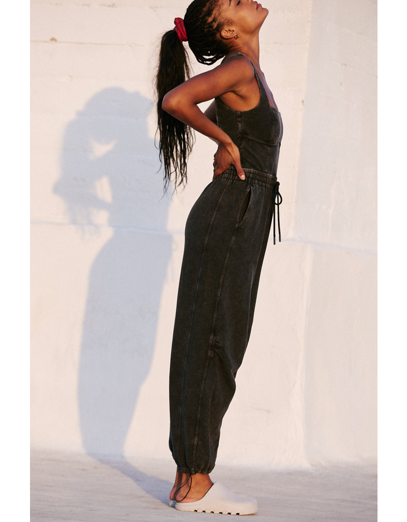 FREE PEOPLE MOVEMENT Inbound Onesie in Black
