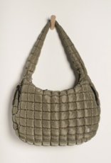FREE PEOPLE MOVEMENT Quilted Caryall Tote Bag in Seagrass