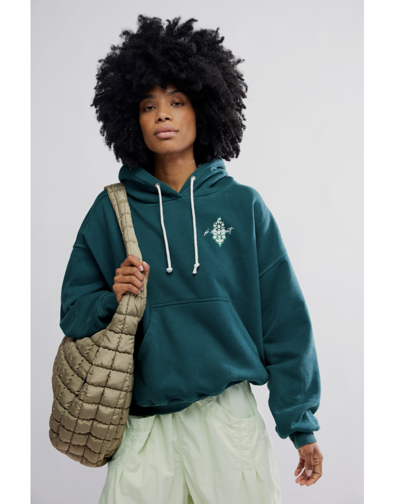 FREE PEOPLE MOVEMENT Quilted Caryall Tote Bag in Seagrass