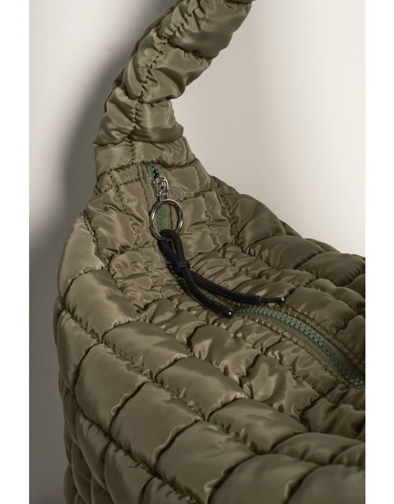 FREE PEOPLE MOVEMENT Quilted Caryall Tote Bag in Seagrass